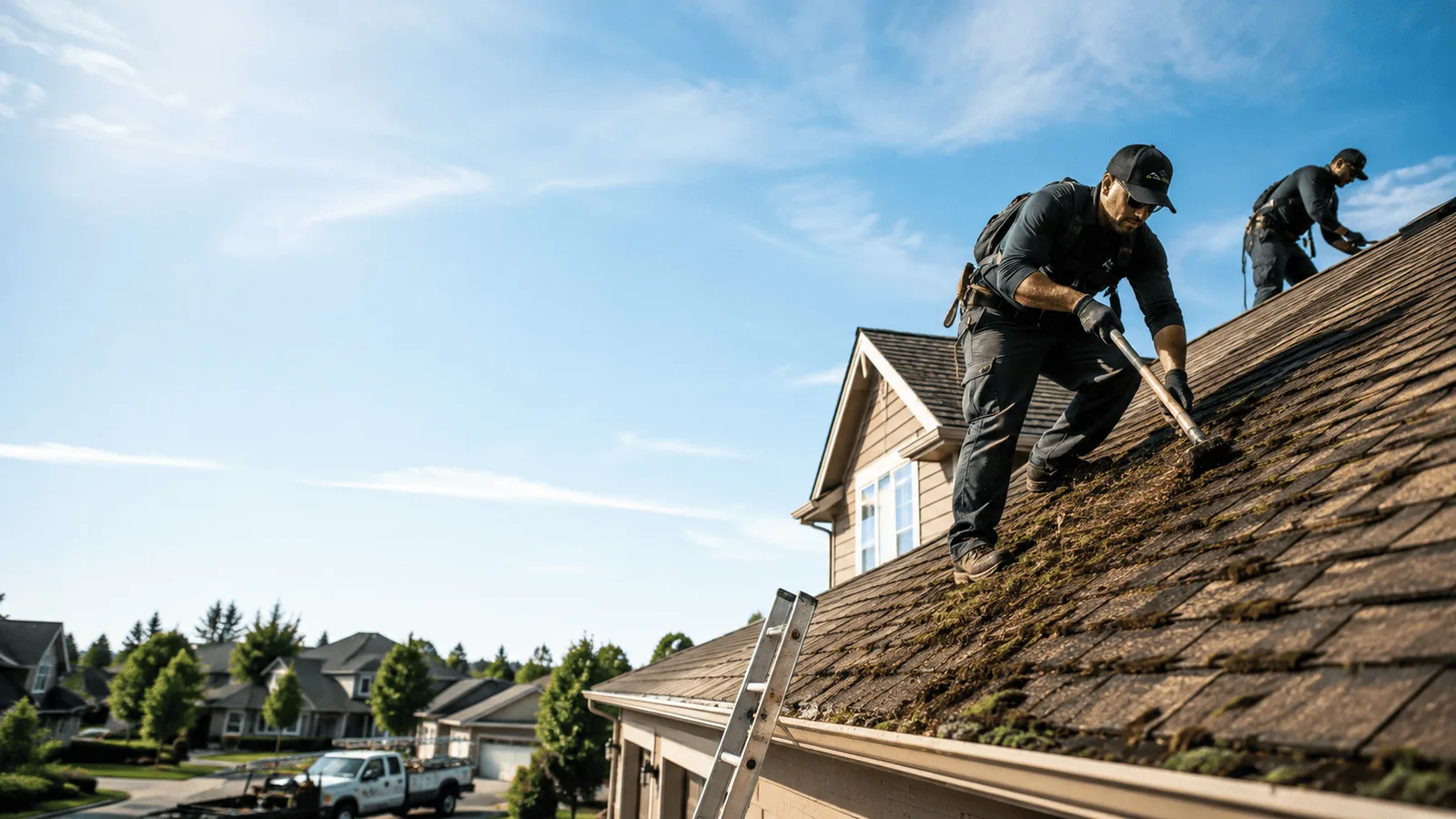 Roof Moss Removal in Wataga, IL near me